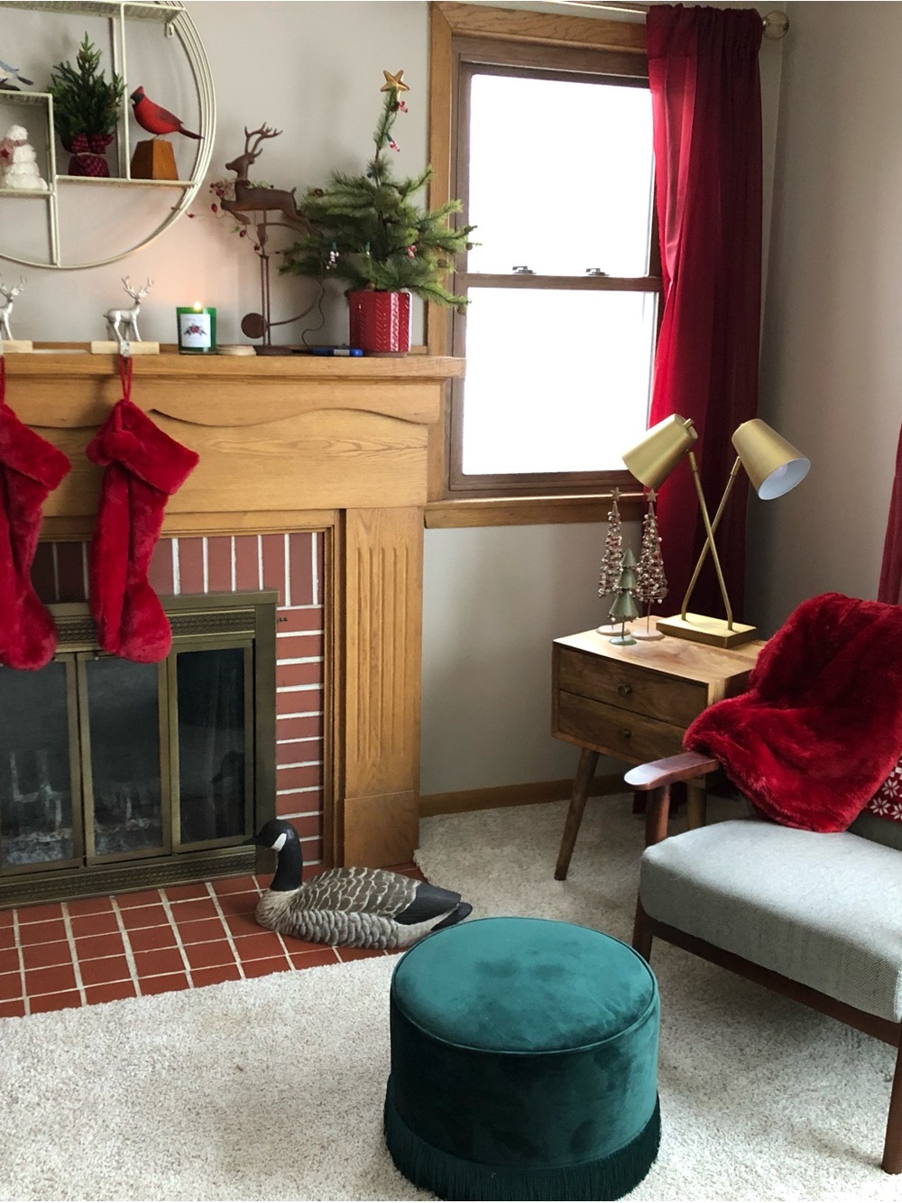 Mainstays Red Curtains